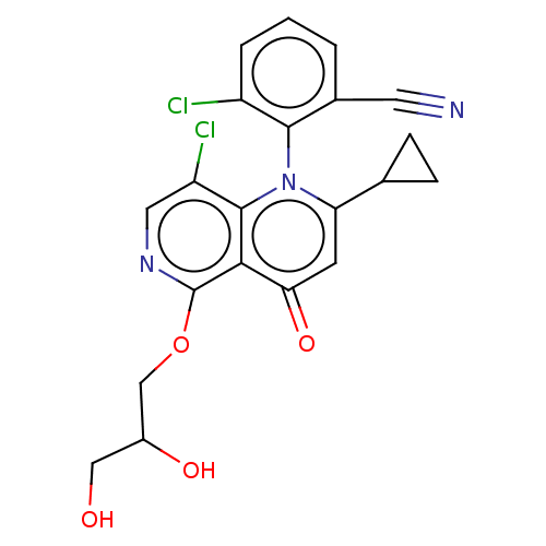 Chemical structure of BindingDB Monomer ID 585734