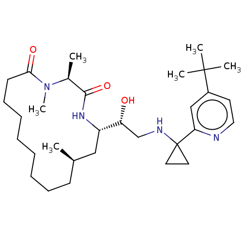 Chemical structure of BindingDB Monomer ID 586695