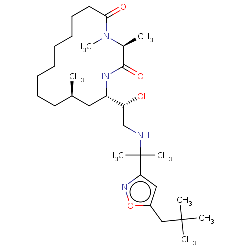 Chemical structure of BindingDB Monomer ID 586699