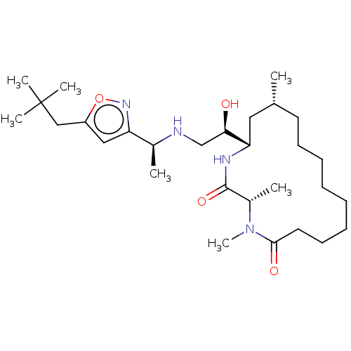 Chemical structure of BindingDB Monomer ID 586702