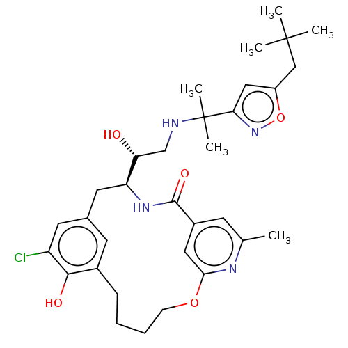 Chemical structure of BindingDB Monomer ID 586782