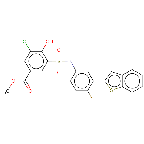 Chemical structure of BindingDB Monomer ID 589380