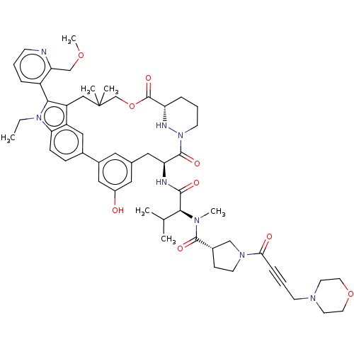 Chemical structure of BindingDB Monomer ID 591417