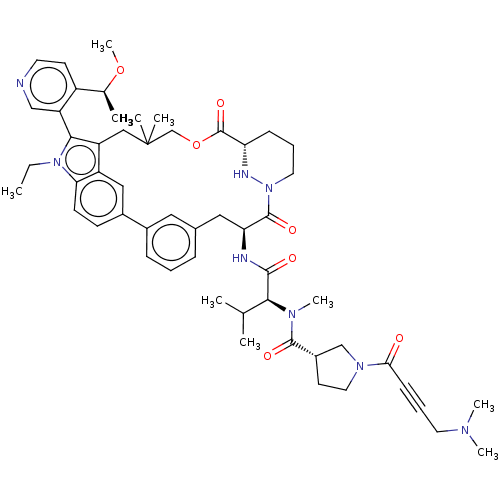 Chemical structure of BindingDB Monomer ID 591462