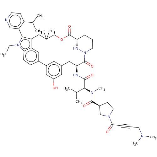 Chemical structure of BindingDB Monomer ID 591463