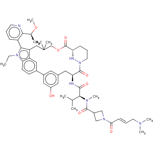 Chemical structure of BindingDB Monomer ID 591579