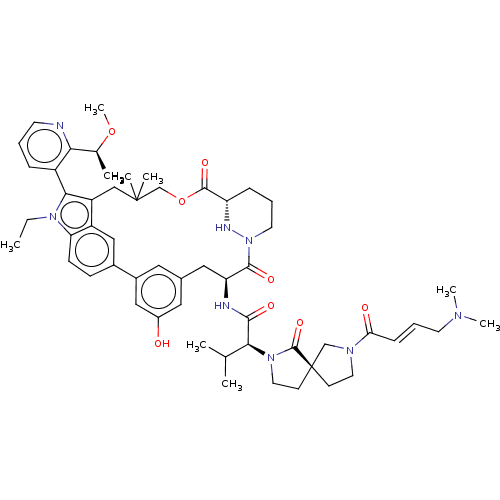Chemical structure of BindingDB Monomer ID 591590