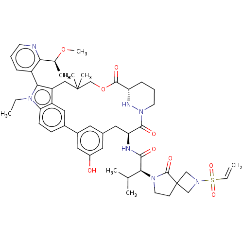 Chemical structure of BindingDB Monomer ID 591619