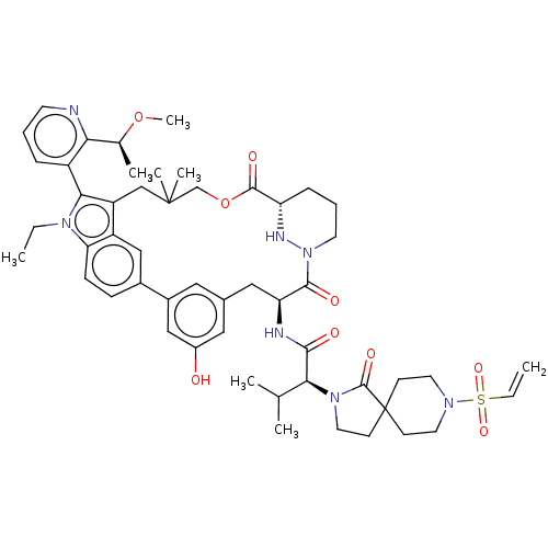 Chemical structure of BindingDB Monomer ID 591621