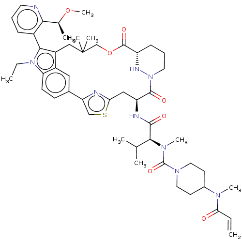 Chemical structure of BindingDB Monomer ID 591704