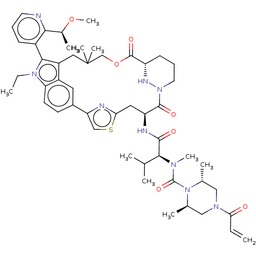 Chemical structure of BindingDB Monomer ID 591709