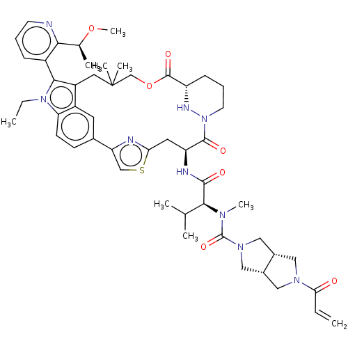 Chemical structure of BindingDB Monomer ID 591710