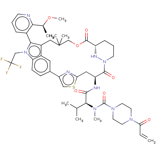 Chemical structure of BindingDB Monomer ID 591784