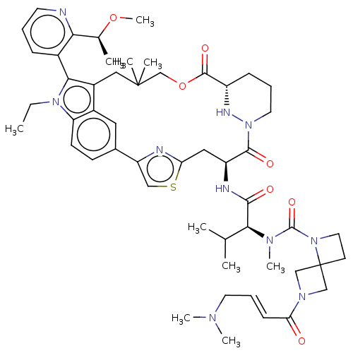 Chemical structure of BindingDB Monomer ID 591918