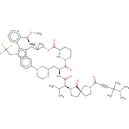 Chemical structure of BindingDB Monomer ID 591962