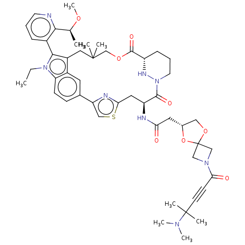 Chemical structure of BindingDB Monomer ID 592011