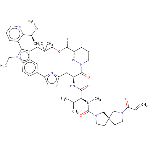 Chemical structure of BindingDB Monomer ID 592039