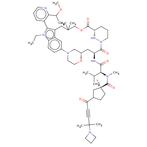 Chemical structure of BindingDB Monomer ID 592046