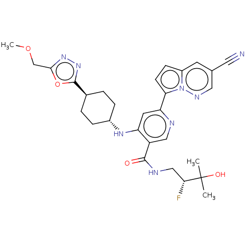 Chemical structure of BindingDB Monomer ID 592261