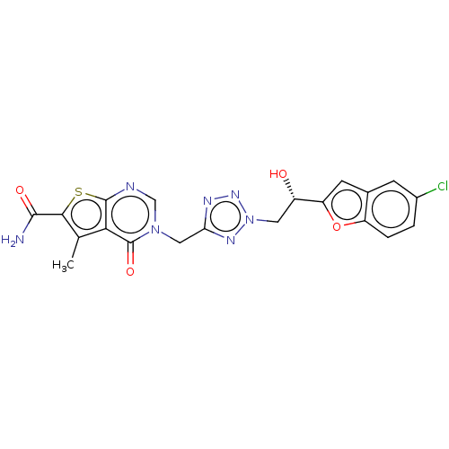 Chemical structure of BindingDB Monomer ID 593681