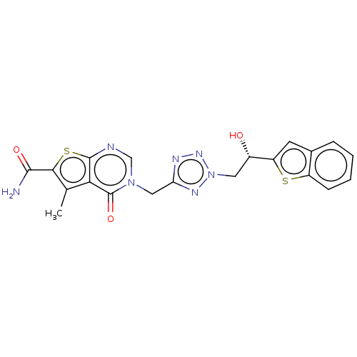 Chemical structure of BindingDB Monomer ID 593716