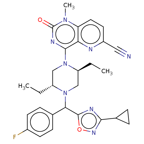 Chemical structure of BindingDB Monomer ID 594315