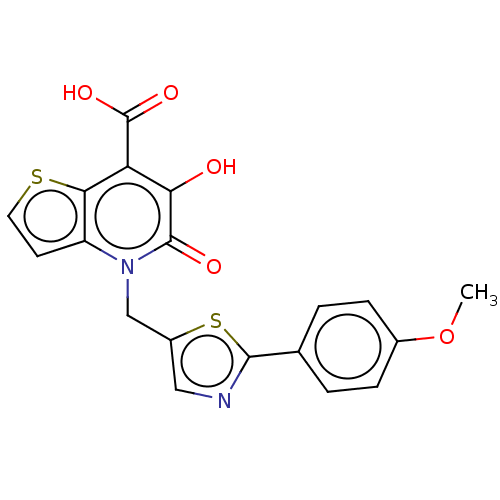 Chemical structure of BindingDB Monomer ID 594745