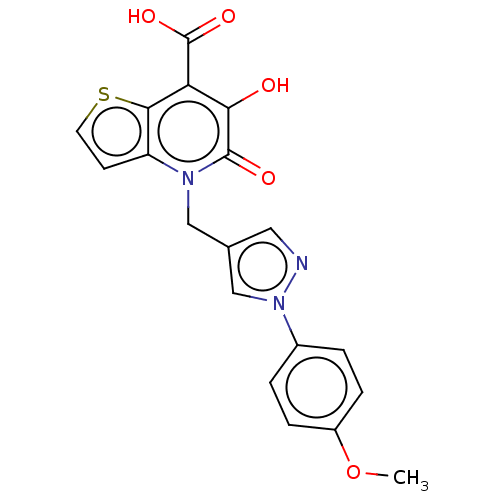 Chemical structure of BindingDB Monomer ID 594824