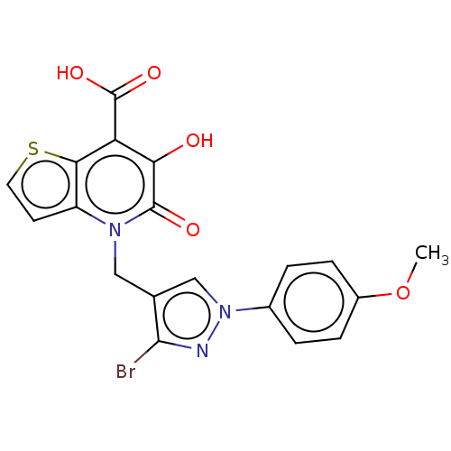 Chemical structure of BindingDB Monomer ID 594872