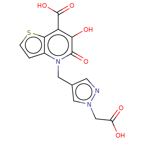 Chemical structure of BindingDB Monomer ID 594874
