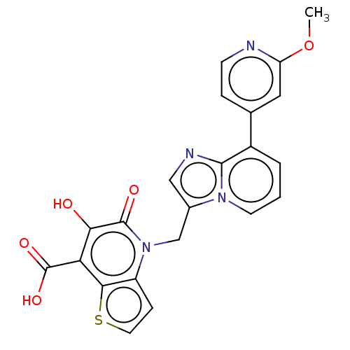 Chemical structure of BindingDB Monomer ID 594876