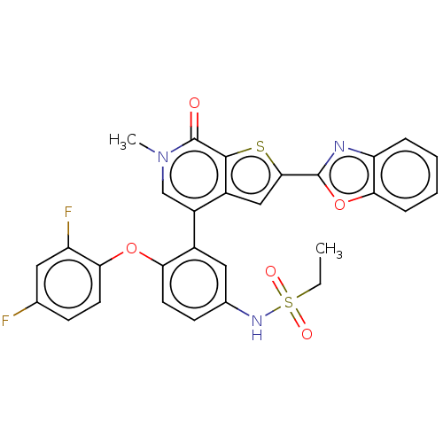Chemical structure of BindingDB Monomer ID 594909