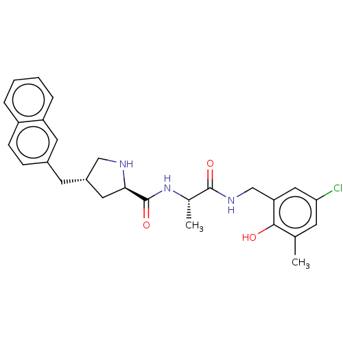 Chemical structure of BindingDB Monomer ID 595282