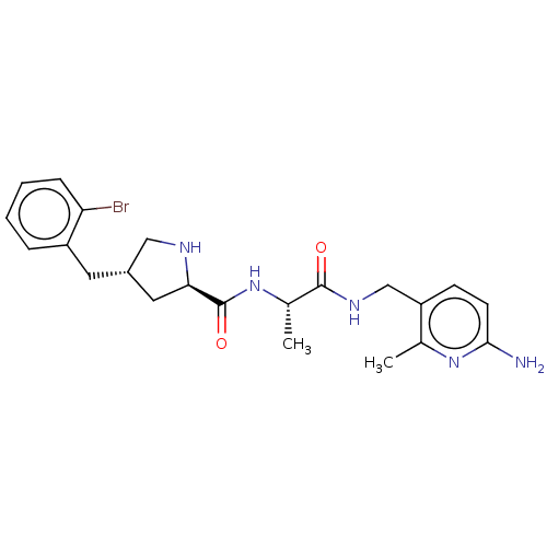 Chemical structure of BindingDB Monomer ID 595284