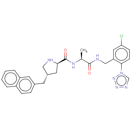 Chemical structure of BindingDB Monomer ID 595297
