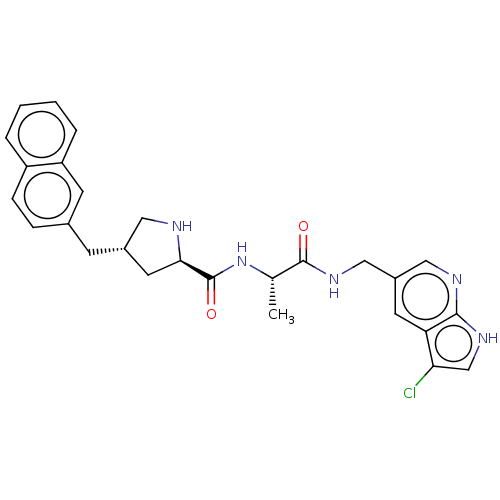 Chemical structure of BindingDB Monomer ID 595304