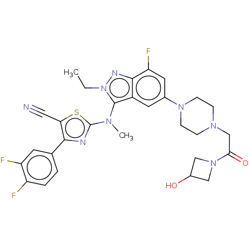 Chemical structure of BindingDB Monomer ID 596334
