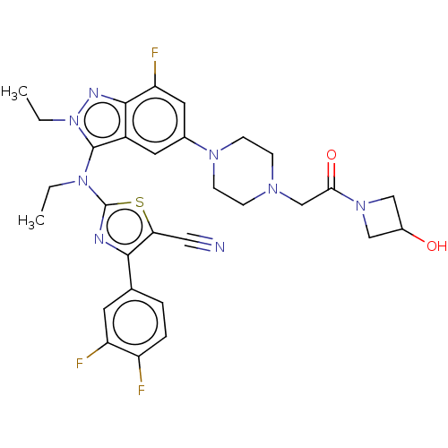 Chemical structure of BindingDB Monomer ID 596364