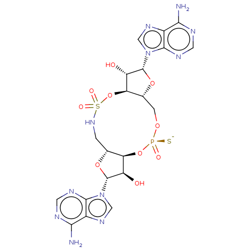 Chemical structure of BindingDB Monomer ID 597573