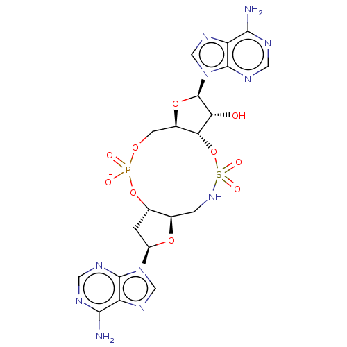 Chemical structure of BindingDB Monomer ID 597574