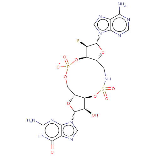 Chemical structure of BindingDB Monomer ID 597575