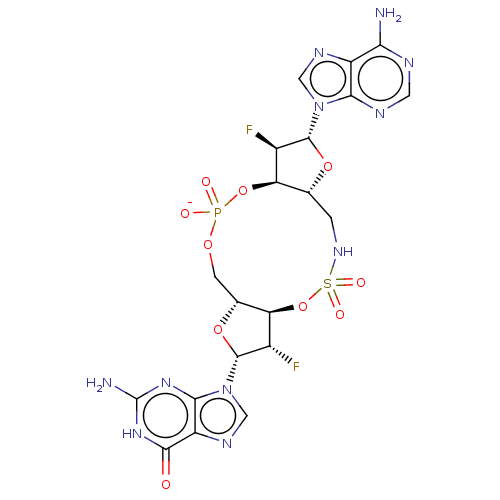 Chemical structure of BindingDB Monomer ID 597621