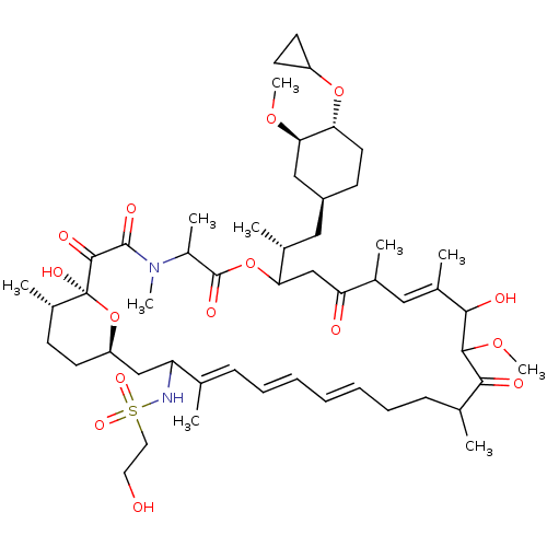 Chemical structure of BindingDB Monomer ID 597694