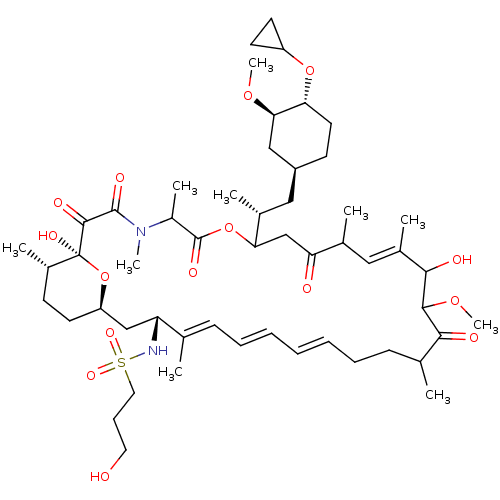 Chemical structure of BindingDB Monomer ID 597732