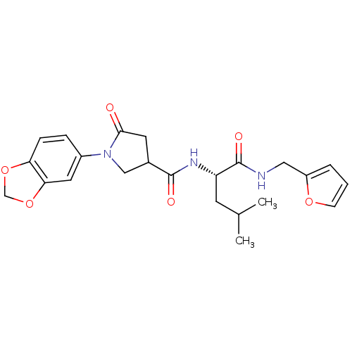 Chemical structure of BindingDB Monomer ID 61386