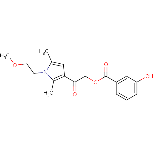 Chemical structure of BindingDB Monomer ID 62281