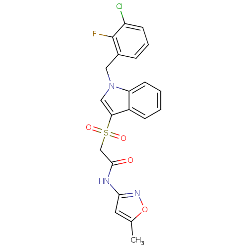 Chemical structure of BindingDB Monomer ID 65911