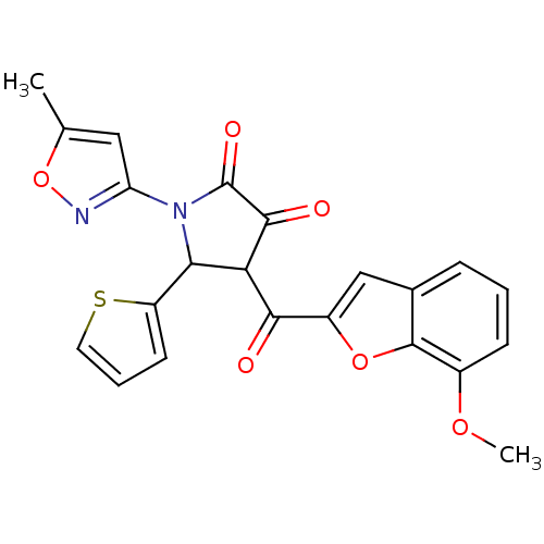 Chemical structure of BindingDB Monomer ID 66212