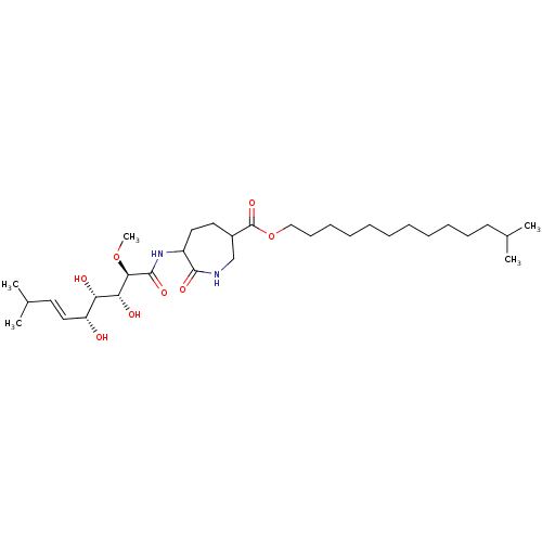 Chemical structure of BindingDB Monomer ID 68284