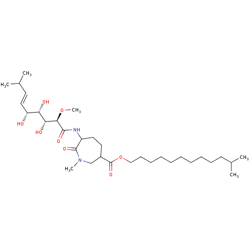 Chemical structure of BindingDB Monomer ID 68286